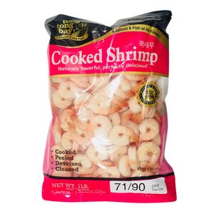 Frozen Cooked Shrimp 71/90 1lb(454g)