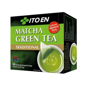 Matcha Green Tea Traditional Tea Bags 0.05oz(1.5g) 50 Tea Bags