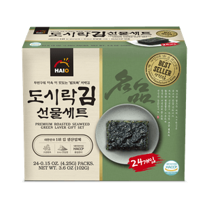 Seaweed Green Laver(GIM) Set 24pk 3.6oz (102g)