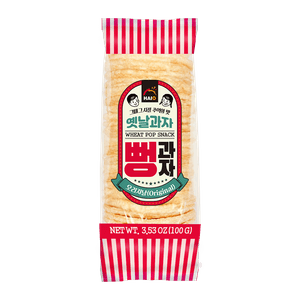 Korean Style Wheat Pop Snack Original 3.53oz(100g)