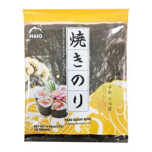 Haio Yaki Sushi Nori 0.98oz(28g) 10 Sheets