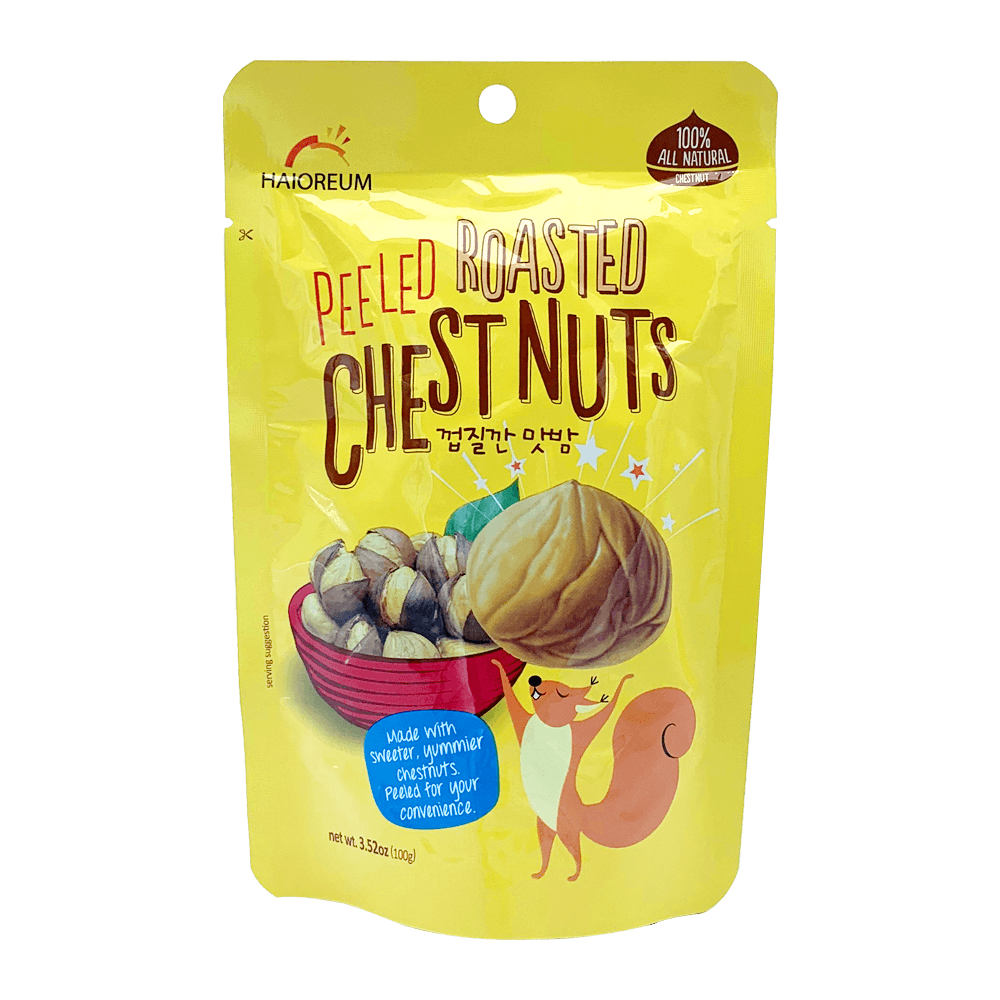 Peeled Roasted Chestnuts 3.52oz(100g) H Mart