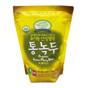 Organic Green Mung Bean 3lb(1.36kg)