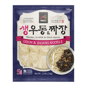 Fresh Udon & Jjajang Noodle 2.2lb(1kg)