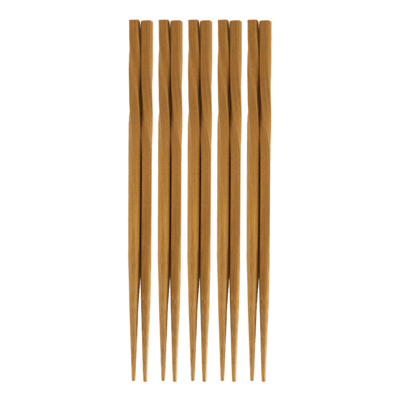 Koto-Bamboo-Chopsticks--Twisted--5-Set