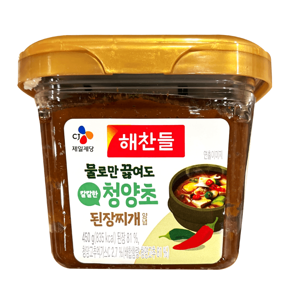 Soybean Paste for Stew (Hot Pepper Flavor) 15.87oz (450g) - H Mart
