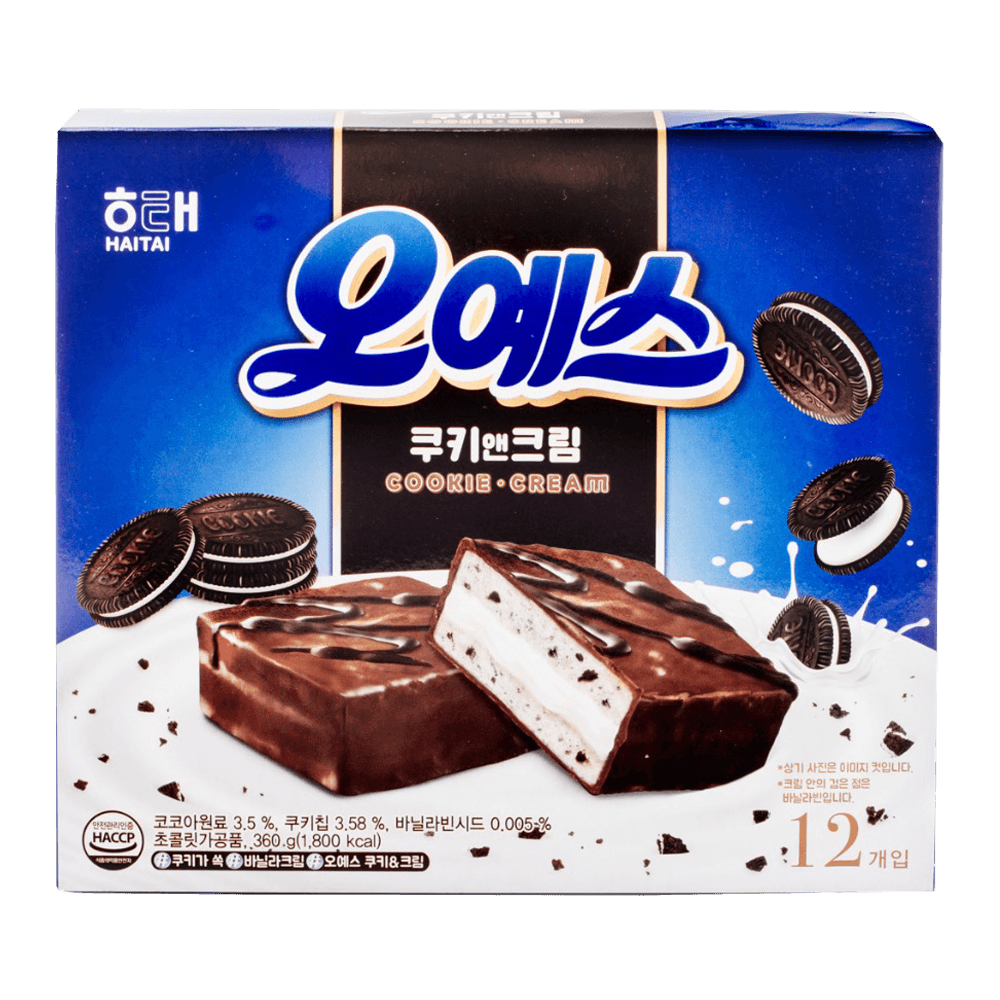 Haitai Oh Yes Cookie & Cream 12.7oz(360g)