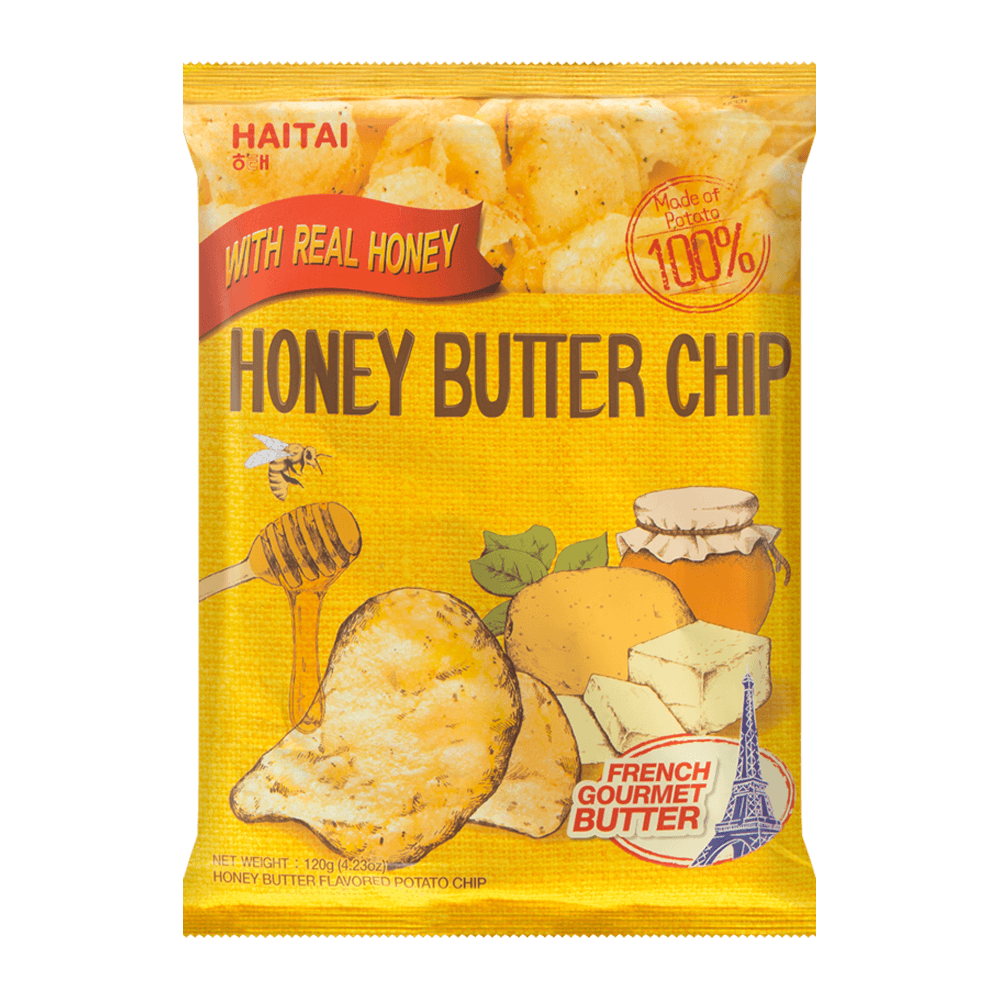 Honey Butter Chips. Корейские чипсы. Чипсы с медовым маслом Haitai Calbee.