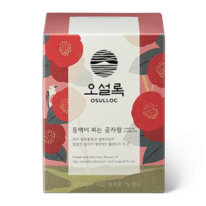 Osulloc Camelia Flower Blooming Forest Tea 0.63oz(0.06oz X 10 Tea Bags)