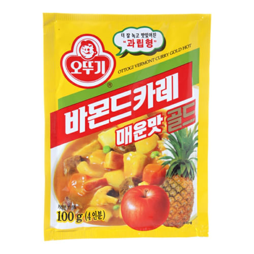 Vermont Curry Gold Hot 3.52oz (100g) - H Mart