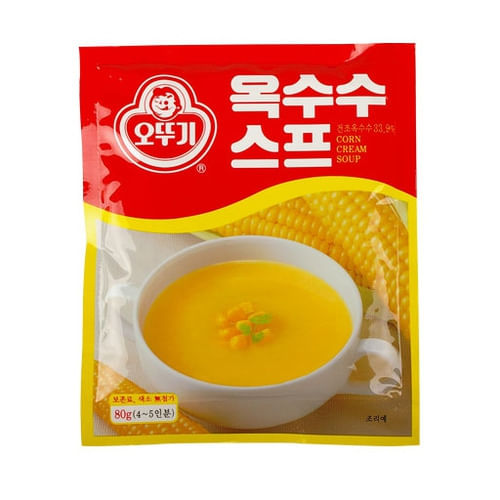 Corn Cream Soup 2.82oz (80g) - H Mart
