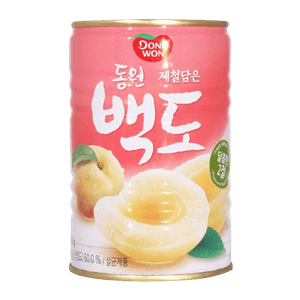 Canned White Peach 14.1oz(400g)