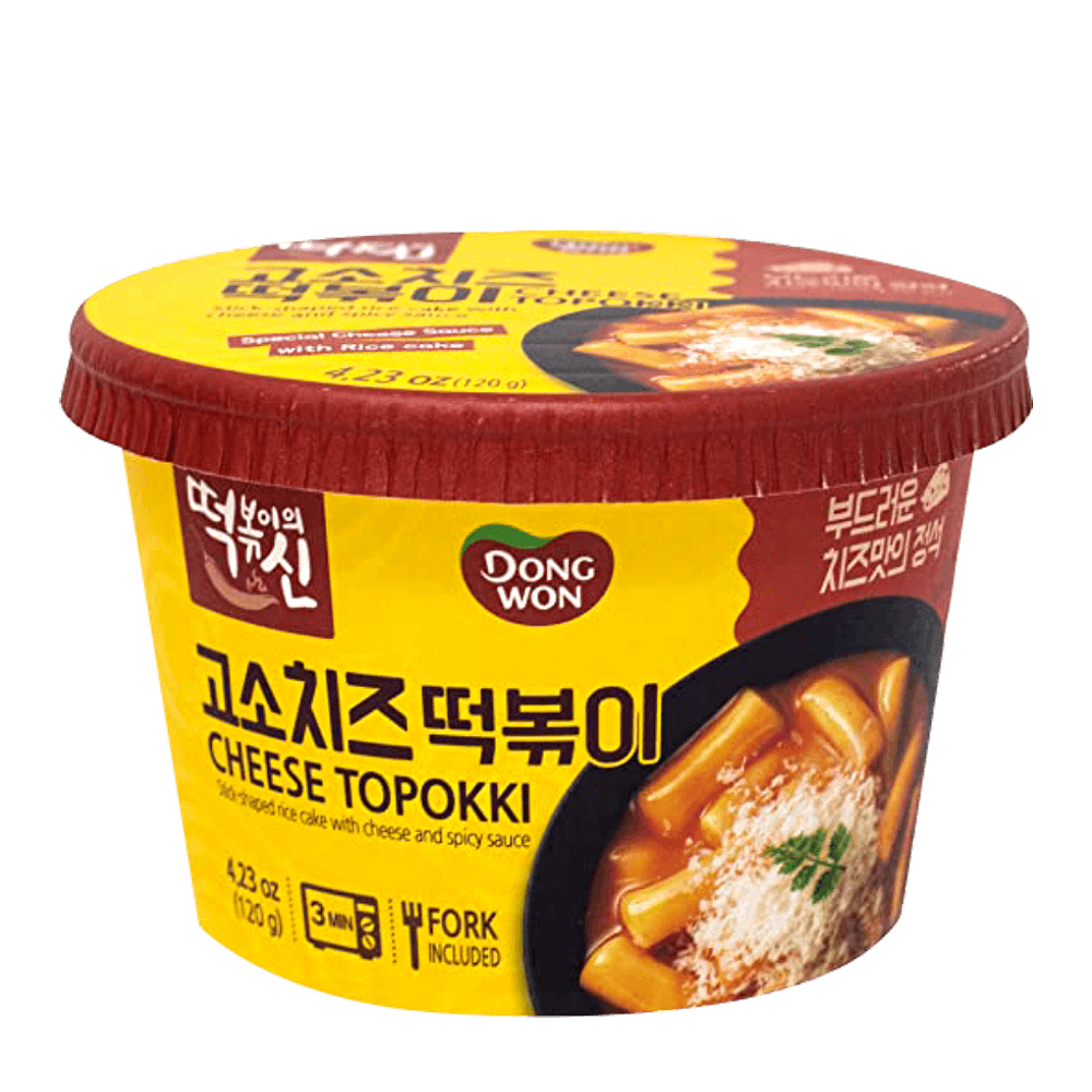 Dongwon Cheese Cup Topokki (Rice Cake) 4.23oz(120g)