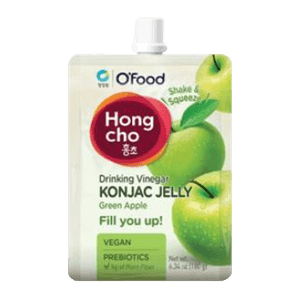 Hong Cho Konjac Jelly Green Apple 6.35oz(180g)