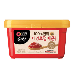 Sunchang 100% Brown Rice Red Pepper Paste Less Spicy 2.2lb(1kg)