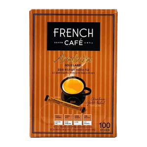 French Cafe Coffee Mix Arabica Gold Label 100 sticks