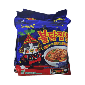 Jjamppong Hot Chicken Flavor Ramen 4.93oz(140g) 4 Packs