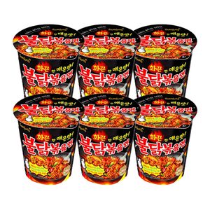 Hot Chicken Flavor Ramen Cup 2.47oz(70g) 6 Cups