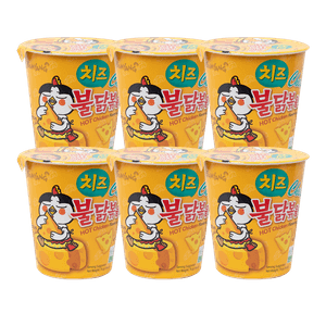 Artificial Spicy Chicken Flavor Ramen Cheese 2.46oz(70g) 6 Cups