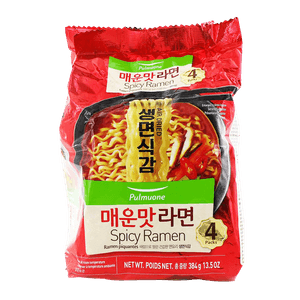 Air Dried Spicy Ramen 3.38oz(96g) 4 Packs