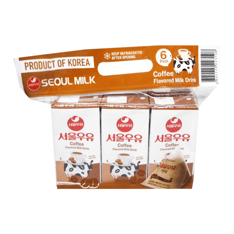 Coffee Flavored Milk Drink 6.42oz(190ml) 6 Packs - H Mart