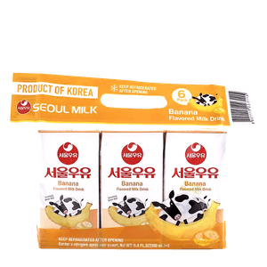 Banana Milk 6 PK 40.56 FL OZ (1200 ML)
