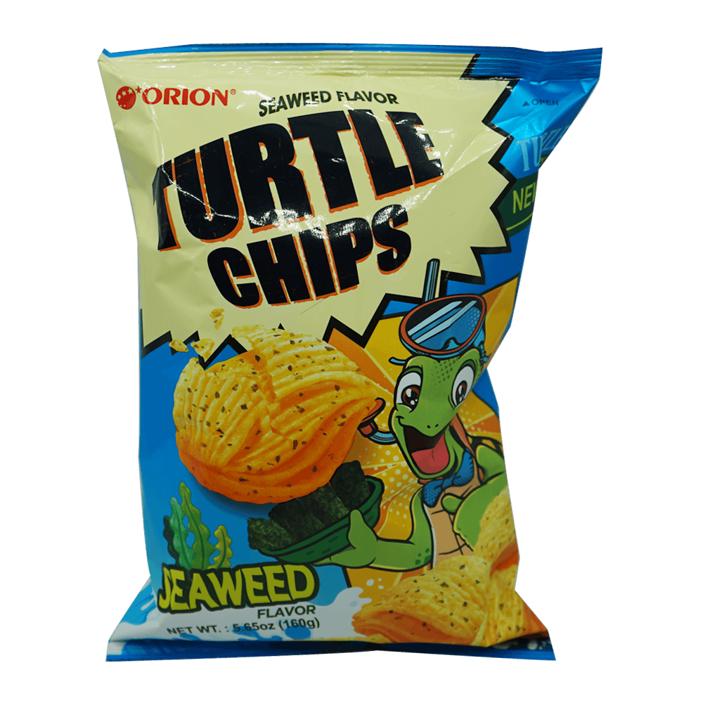 Turtle Chips Seaweed 5.6oz(160g) H Mart