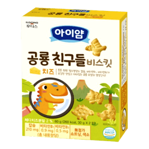 Dinosaur Friend Biscuit Cheese 2.11oz(60g)