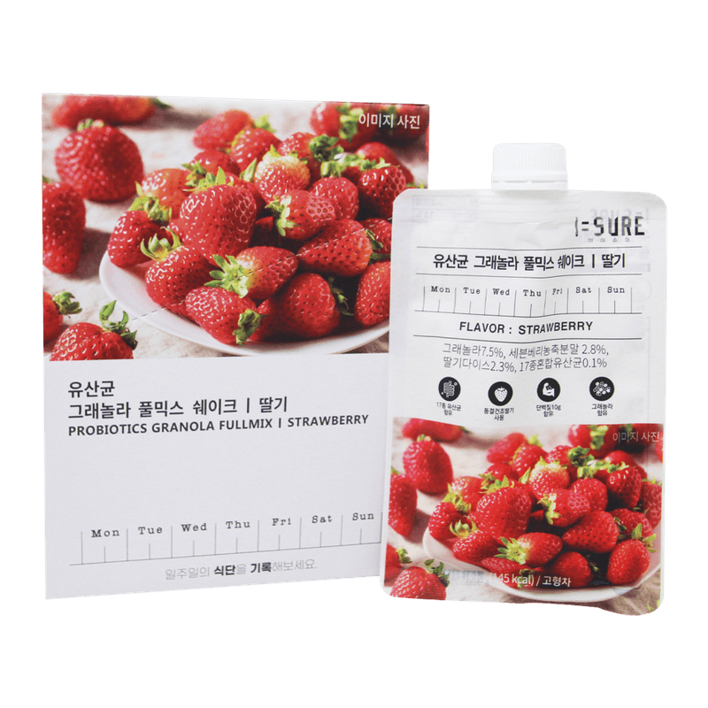 I-SURE-Probiotics-Granola-Fullmix-Strawberry-1.41oz-40g--7-Pouches