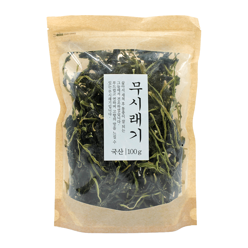Dried Radish Leaves 3.52oz(100g) - H Mart