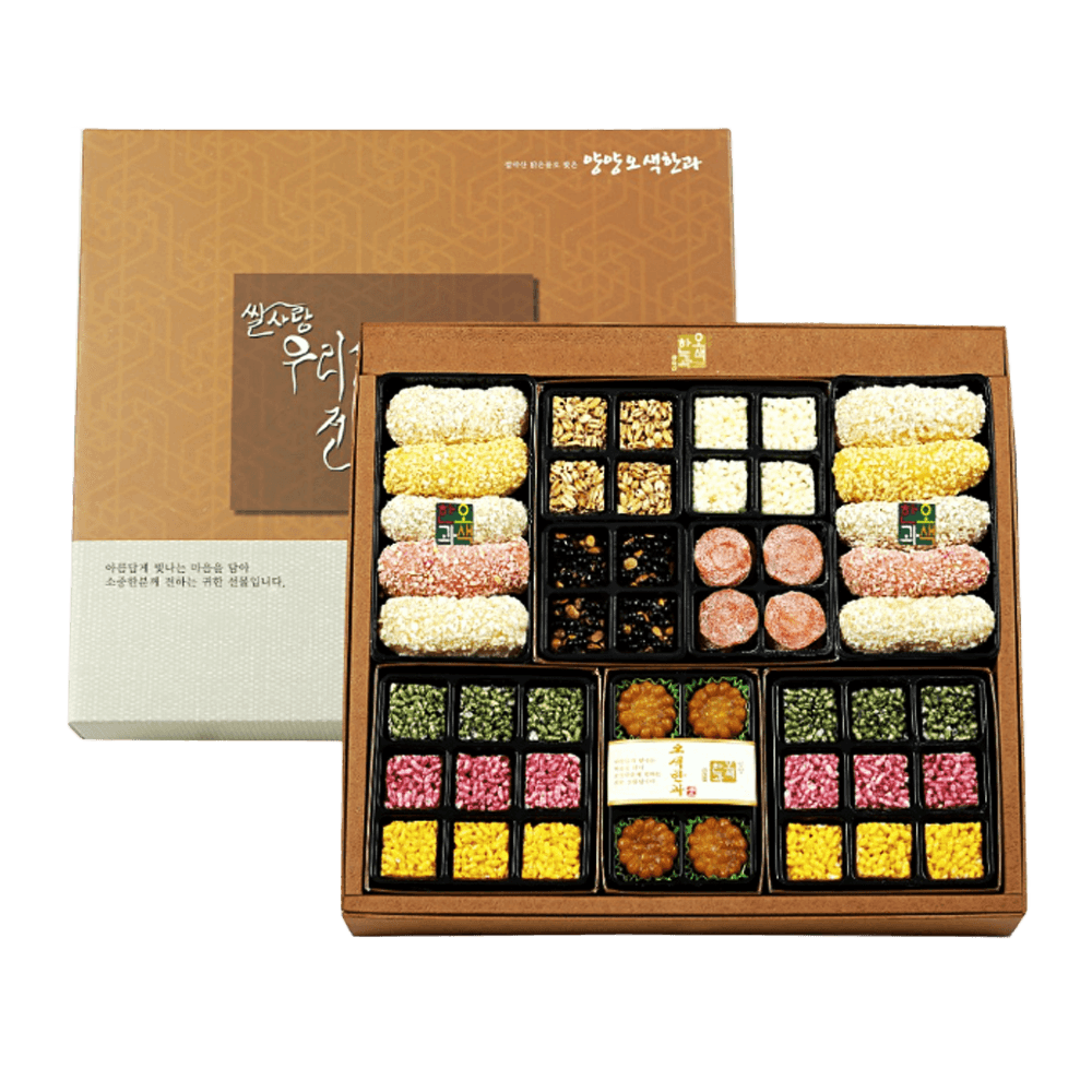 Yangyang Korean Traditional Biscuit Set Lucky 1.65lb(750g)/3