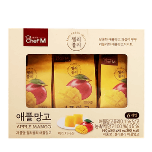 Chef M Jelly-vely Apple Mango 2.11oz / 6 Pack