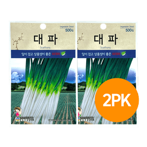 Worldseed Korean Green Onion,scallion Seeds (500ct) 2 Pack