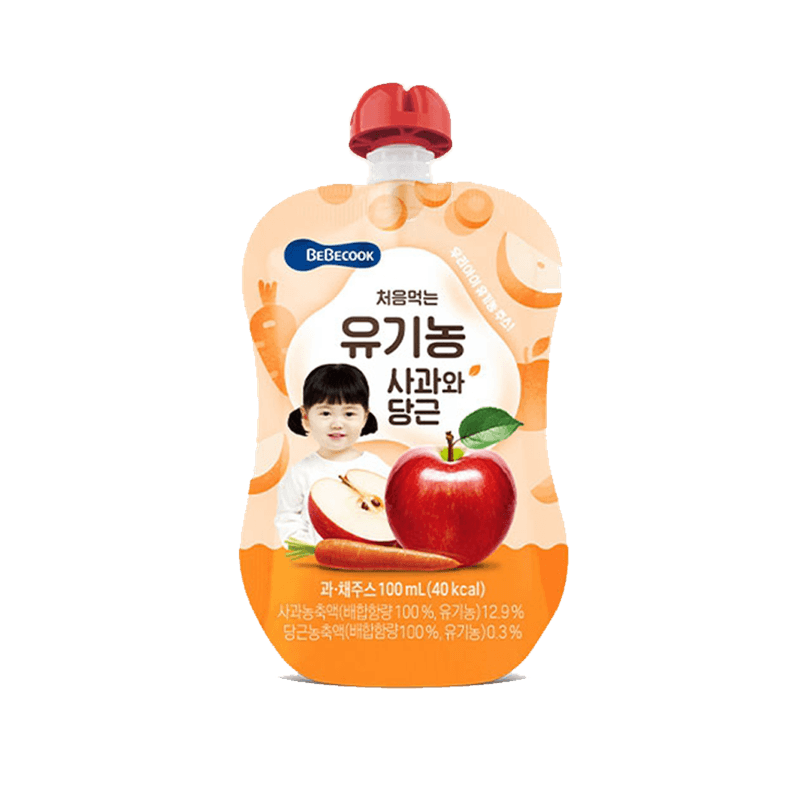 Buy Bebekook Organic Apple Juice fl oz (100ml) HMart H Mart