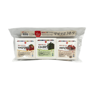 Salted & Seasoned Seafood Mix 3 Packs 0.85lb (385g)