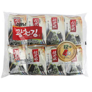 Famous Seasoned Seaweed Dosirak 16 Packs 2.72oz(77g)