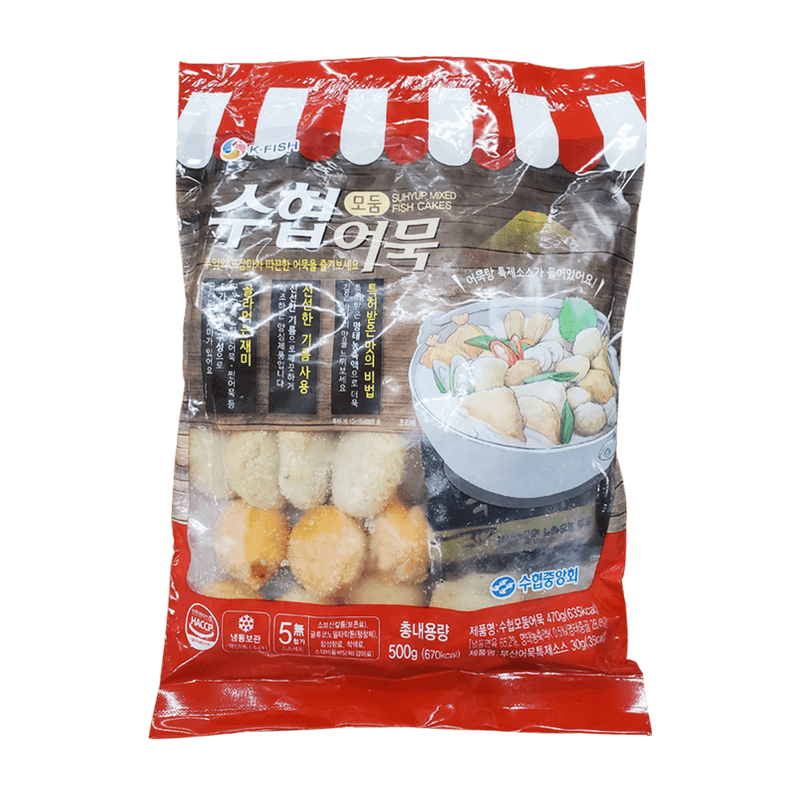 Buy Suhyub Assorted Fish Cake 17.64 oz (500g) | HMart - H Mart