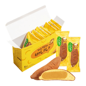 Castella Banana 8.47oz(240g) 6pc