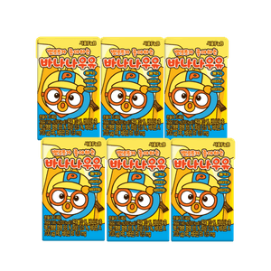 Pororo Banana Milk 4.73oz(140ml) 6 Packs
