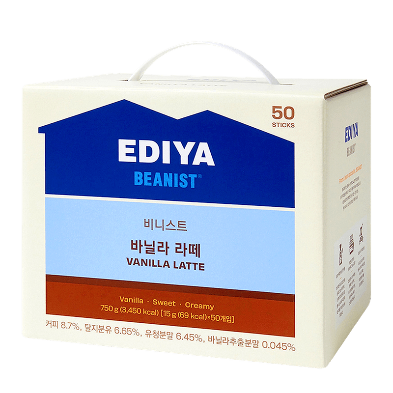 Buy Ediya Beanist Vanilla Latte 26.46oz | HMart - H Mart