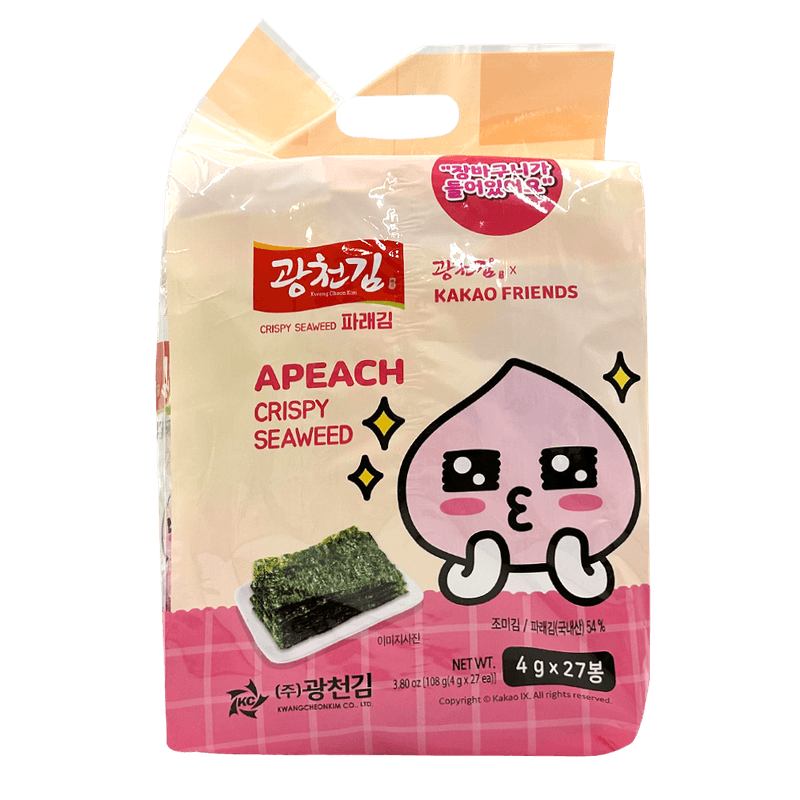 Buy Kc Kakao Friends Seaweed Laver Dosirak 017oz 27pk Fun And Flavorful Hmart H Mart 4121