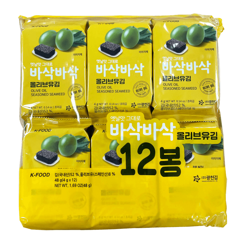 Kwangcheon-Crunch-Olive-Oil-Seasoned-Seaweed-0.14oz-4g--12-Packs-10