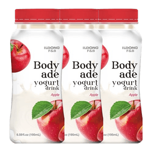 Body Ade Yogurt Apple 6.59floz(195ml) 3 Packs