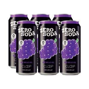 Zero Soda (Grape) 16.9 Floz(500ml) 6 Packs