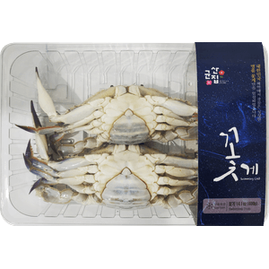 Frozen Korean Whole BLUE Crab 14.1OZ(400G)