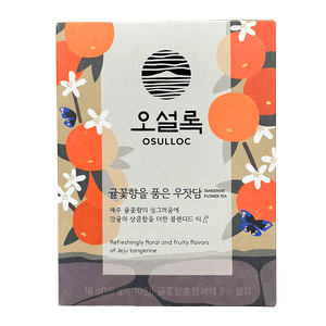 Osulloc Tangerine Flower Blended Tea 0.63oz(0.06oz X 10 Tea Bags)