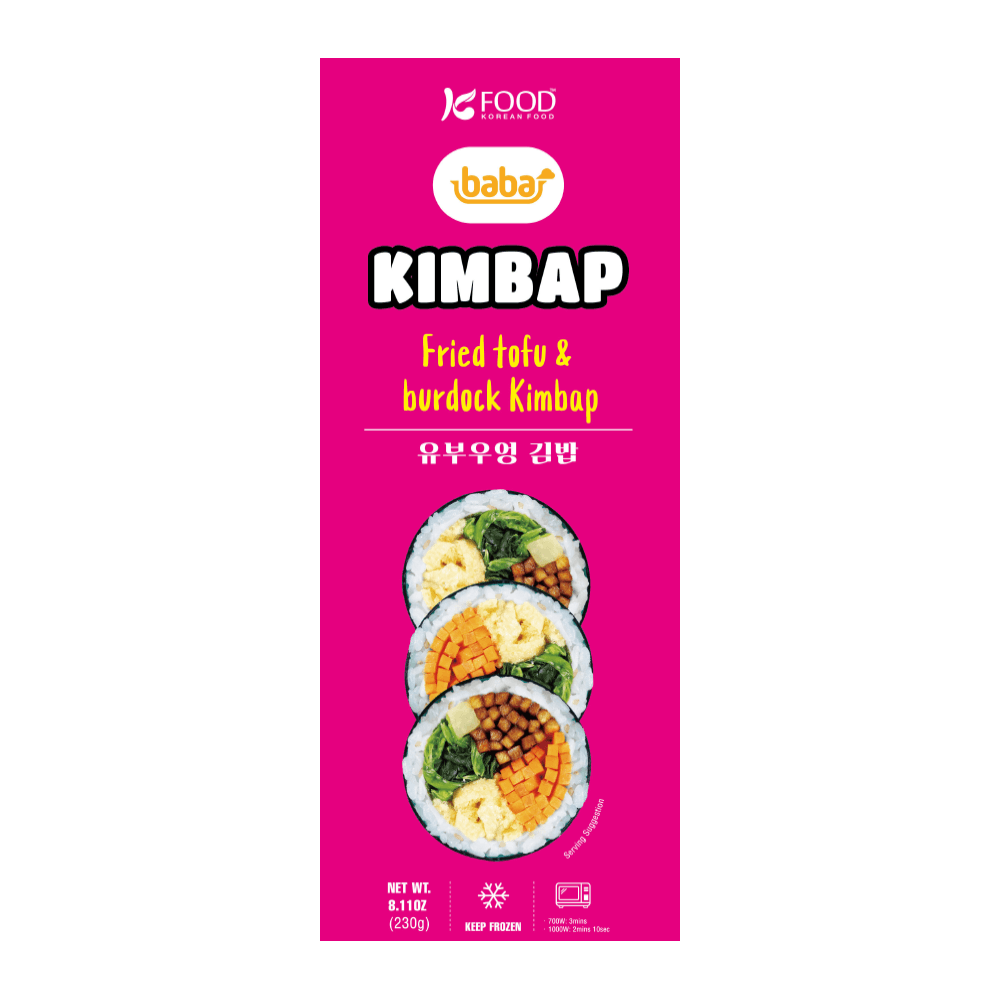 Fried Tofu & Burdock Kimbap 8.11oz(230g) - H Mart