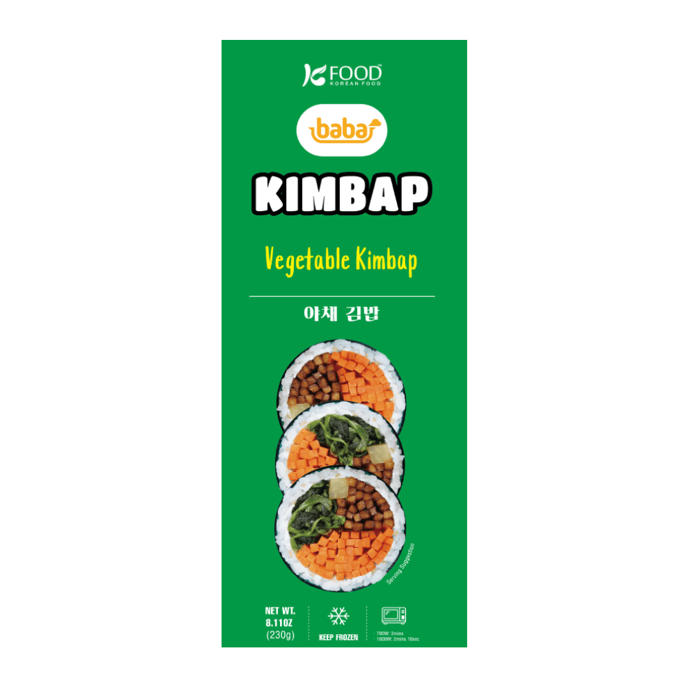 Vegetable Kimbap 8.11oz(230g) - H Mart