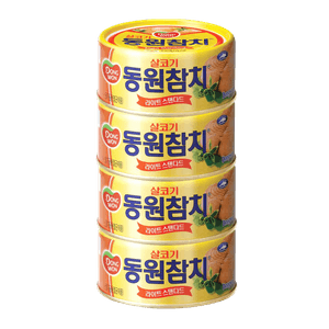 Dongwon Light Standard Tuna 5.29oz(150g) 4 Cans