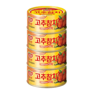 Tuna with Hot Pepper Sauce 5.29oz(150g) 4 Cans